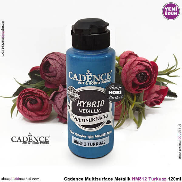 Cadence MultiSurface Metalik HM812 Turkuaz 120 ml - 2