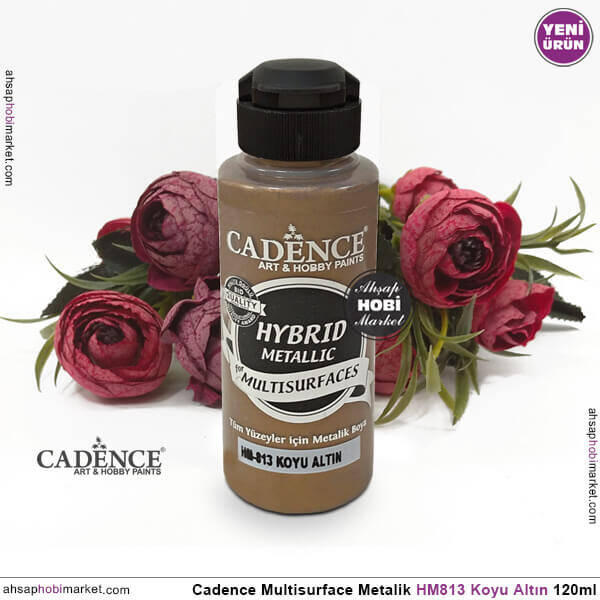 Cadence MultiSurface Metalik HM813 Koyu Altın 120 ml - 2