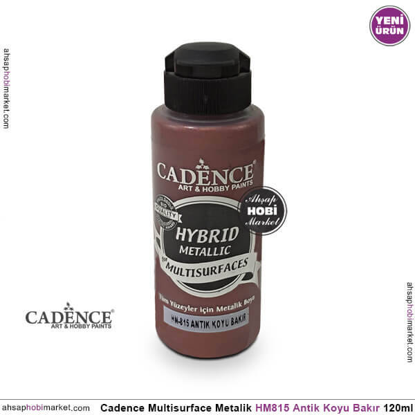 Cadence MultiSurface Metalik HM815 Antik Koyu Bakır 120 ml - 1