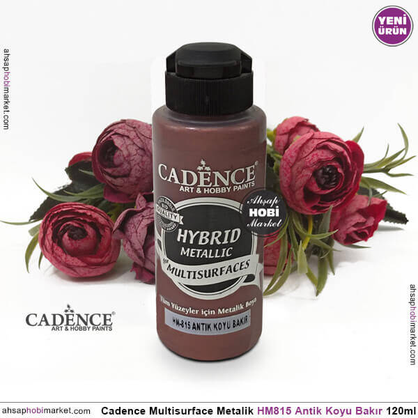 Cadence MultiSurface Metalik HM815 Antik Koyu Bakır 120 ml - 2