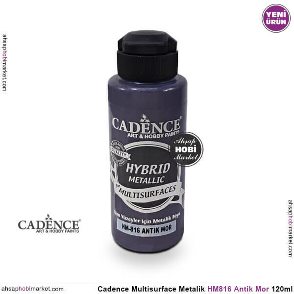 Cadence MultiSurface Metalik HM816 Antik Mor 120 ml - 1