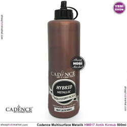 Cadence MultiSurface Metalik HM817 Antik Kırmızı 500 ml - Cadence