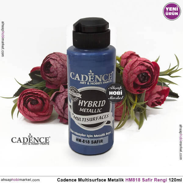 Cadence MultiSurface Metalik HM818 Safir Rengi 120 ml - 2