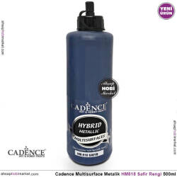 Cadence MultiSurface Metalik HM818 Safir Rengi 500 ml - Cadence
