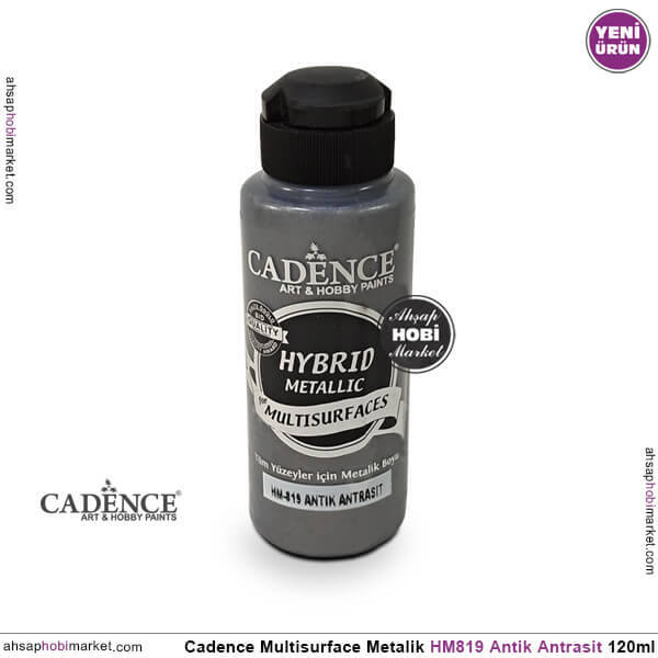 Cadence MultiSurface Metalik HM819 Antik Antrasit 120 ml - 1