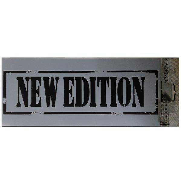 Cadence New Edition Yeni Baskı Stencil MU78 - 1