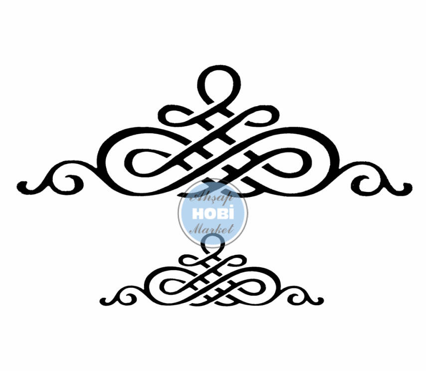 Cadence Oyma Desenli Stencil Şablon D220 - 1