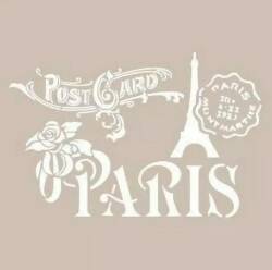 Cadence Paris Desenli Stencil Şablon AS467 - Cadence