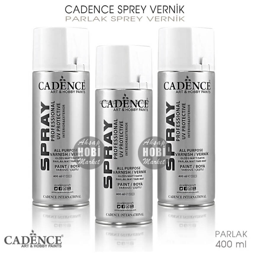 Cadence Parlak Sprey Vernik 400 ml - 3
