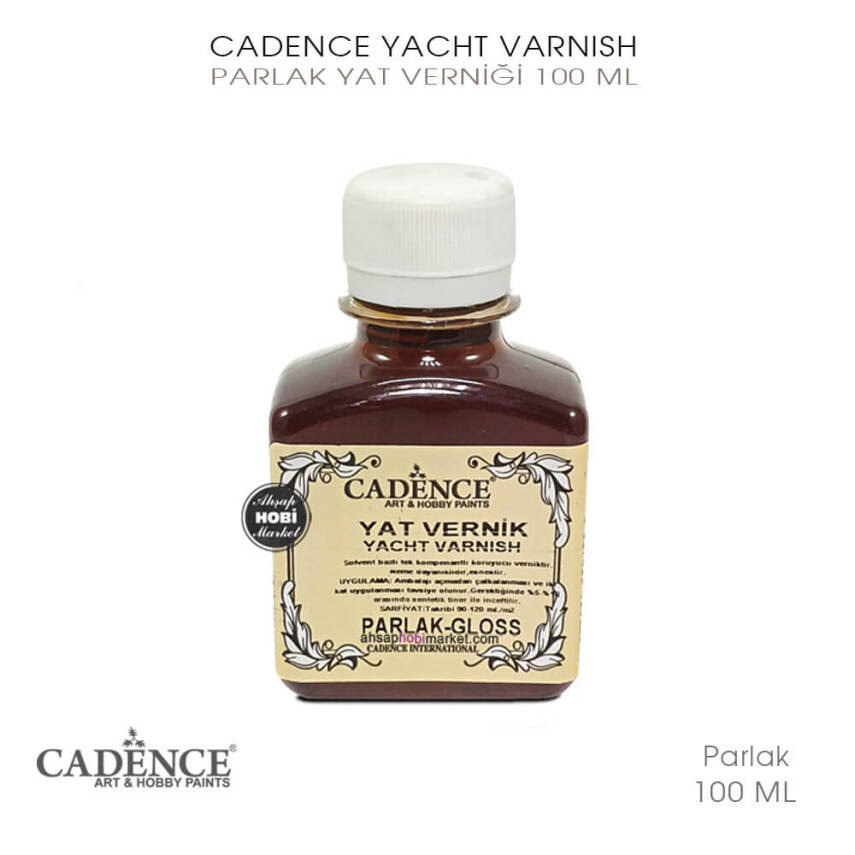 Cadence Parlak Yat Verniği 100 ml - 1