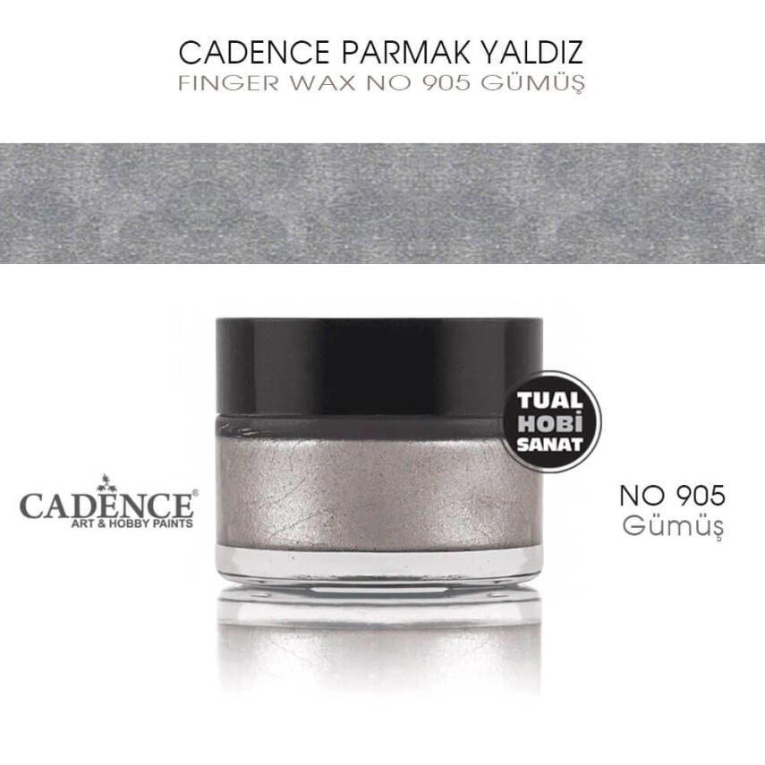 Cadence Parmak Yaldız 905 Gümüş 20 ml - 1