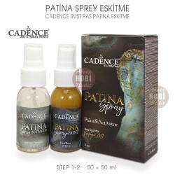 Cadence Patina Sprey Eskitme Rust Pas 50+50 ml - Cadence