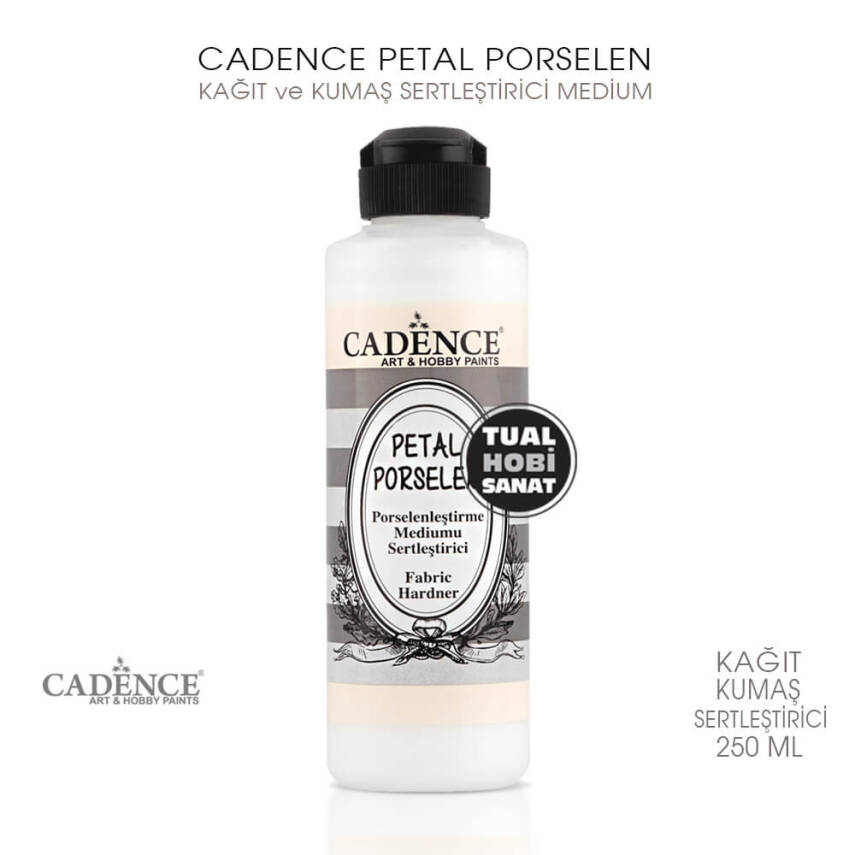 Cadence Petal Porselen Kağıt Kumaş Sertleştirici 250 ml - 1