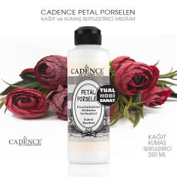 Cadence Petal Porselen Kağıt Kumaş Sertleştirici 250 ml - Cadence (1)