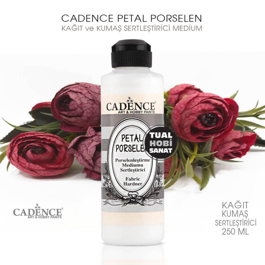 Cadence Petal Porselen Kağıt Kumaş Sertleştirici 250 ml - 2