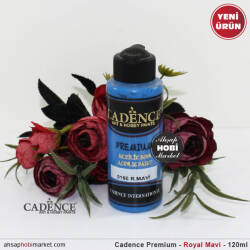 Cadence Premium 0156 Royal Mavi Akrilik Boya 120 ml - Cadence