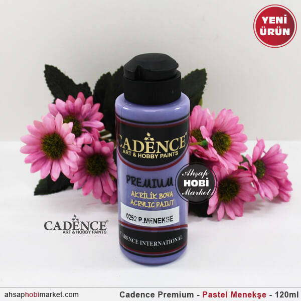 Cadence Premium 0252 Pastel Menekşe Akrilik Boya 120 ml - 1