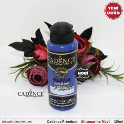 Cadence Premium 0253 Ultramarine Mavi Akrilik Boya 120 ml - Cadence