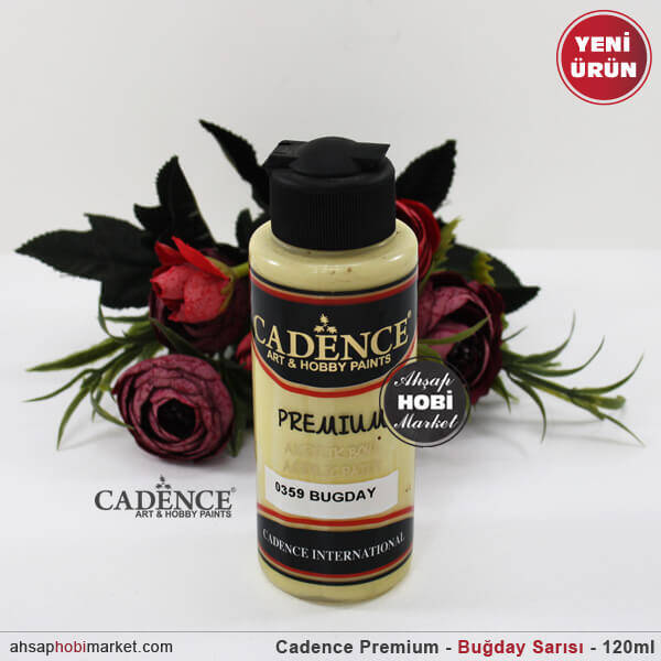 Cadence Premium 0359 Buğday Sarısı Akrilik Boya 120 ml - 1