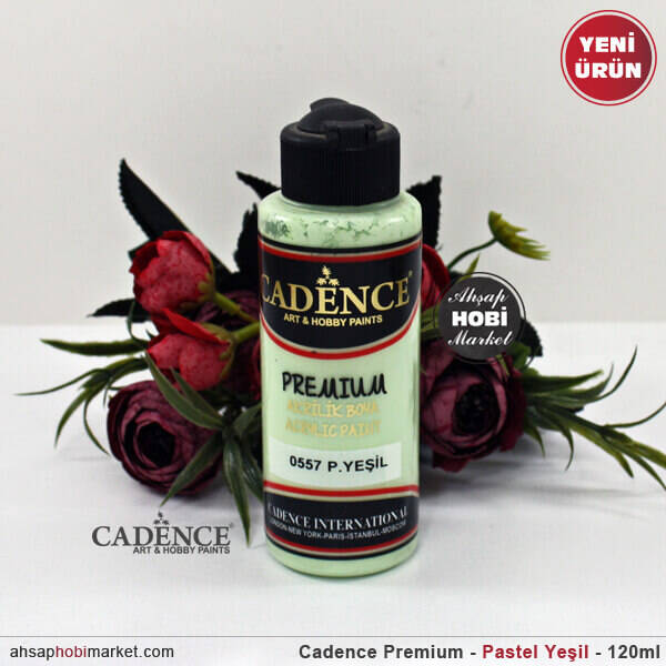 Cadence Premium 0557 Pastel Yeşil Akrilik Boya 120 ml - 1