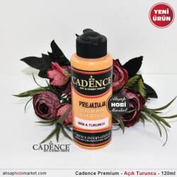 Cadence Premium 0858 Açık Turuncu Akrilik Boya 120 ml - Cadence