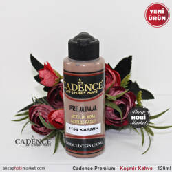 Cadence Premium 1154 Kaşmir Kahve Akrilik Boya 120 ml - Cadence