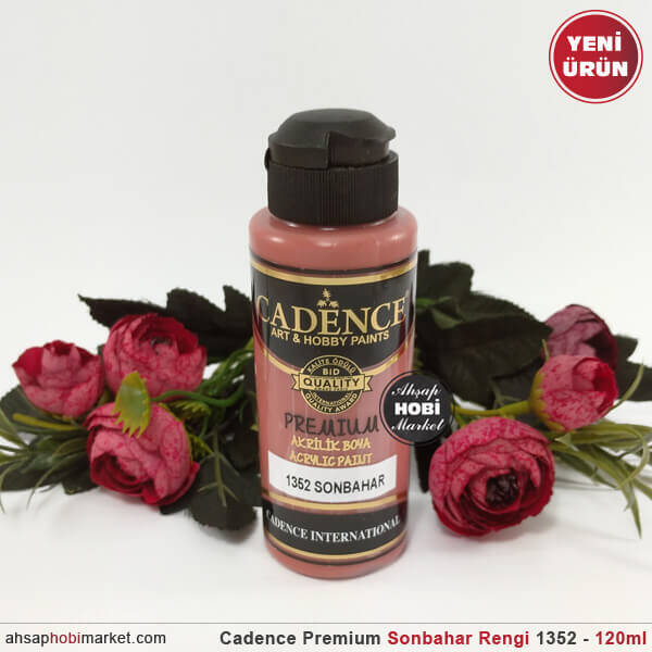 Cadence Premium 1352 Sonbahar Rengi Akrilik Boya 120 ml - 1