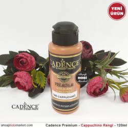 Cadence Premium 1500 Kapuçino Rengi Akrilik Boya 120 ml - Cadence