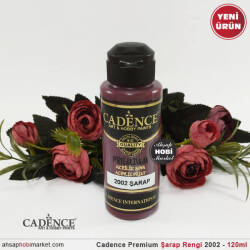 Cadence Premium 2002 Şarap Rengi Akrilik Boya 120 ml - Cadence