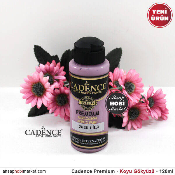 Cadence Premium 2030 Lila Rengi Akrilik Boya 120 ml - 1