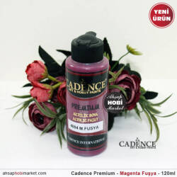 Cadence Premium 4004 Magenta Fuşya Akrilik Boya 120 ml - Cadence