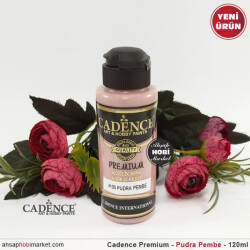 Cadence Premium 4100 Pudra Pembe Akrilik Boya 120 ml - Cadence