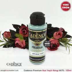 Cadence Premium 6075 Buz Yeşili Akrilik Boya 120 ml - Cadence