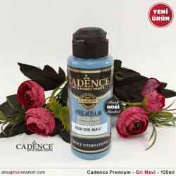 Cadence Premium 6266 Gri Mavi Akrilik Akrilik Boya 120 ml - Cadence