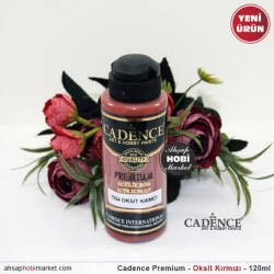 Cadence Premium 7554 Oksit Kırmızı Akrilik Boya 120 ml - Cadence
