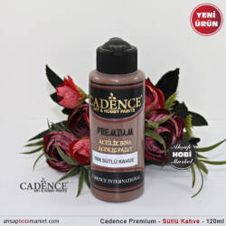 Cadence Premium 7595 Sütlü Kahve Akrilik Boya 120 ml - Cadence