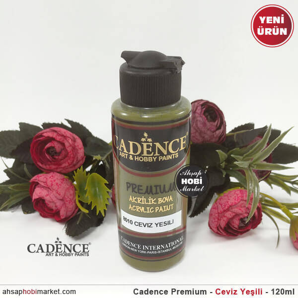 Cadence Premium 8010 Ceviz Yeşili Akrilik Boya 120 ml - 1