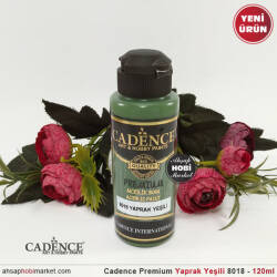 Cadence Premium 8018 Yaprak Yeşili Akrilik Boya 120 ml - Cadence