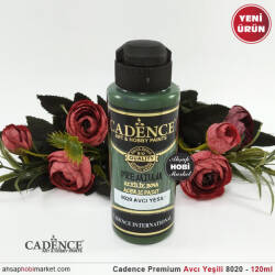Cadence Premium 8020 Avcı Yeşili Akrilik Boya 120 ml - Cadence