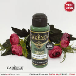 Cadence Premium 8030 Defne Yeşili Akrilik Boya 120 ml - Cadence
