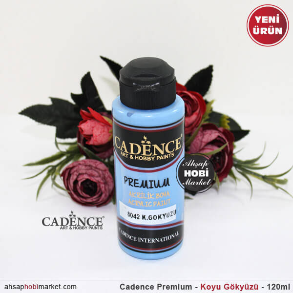 Cadence Premium 8042 Koyu Gökyüzü Akrilik Boya 120 ml - 1