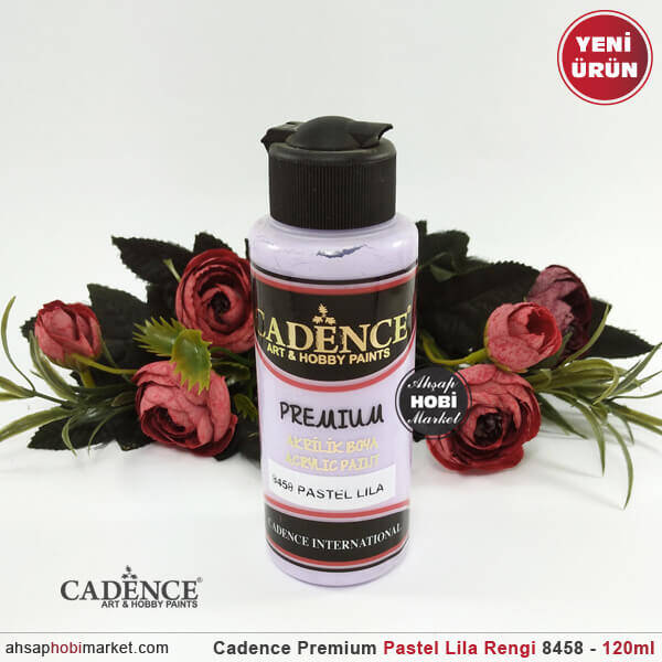 Cadence Premium 8458 Pastel Lila Akrilik Boya 120 ml - 1