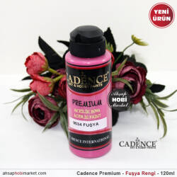 Cadence Premium 9034 Fuşya Rengi Akrilik Boya 120 ml - Cadence