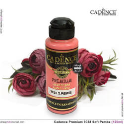 Cadence Premium 9038 Soft Pembe Akrilik Boya 120 ml - Cadence