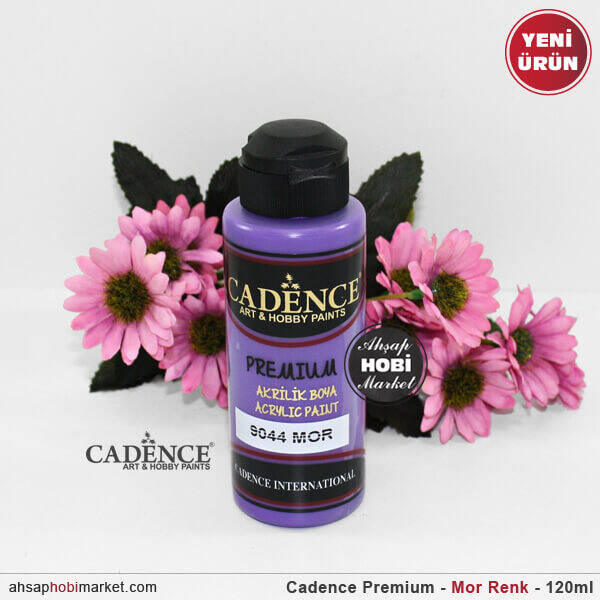 Cadence Premium 9044 Mor Akrilik Boya 120 ml - 1