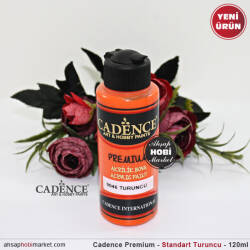 Cadence Premium 9046 Turuncu Akrilik Boya 120 ml - Cadence