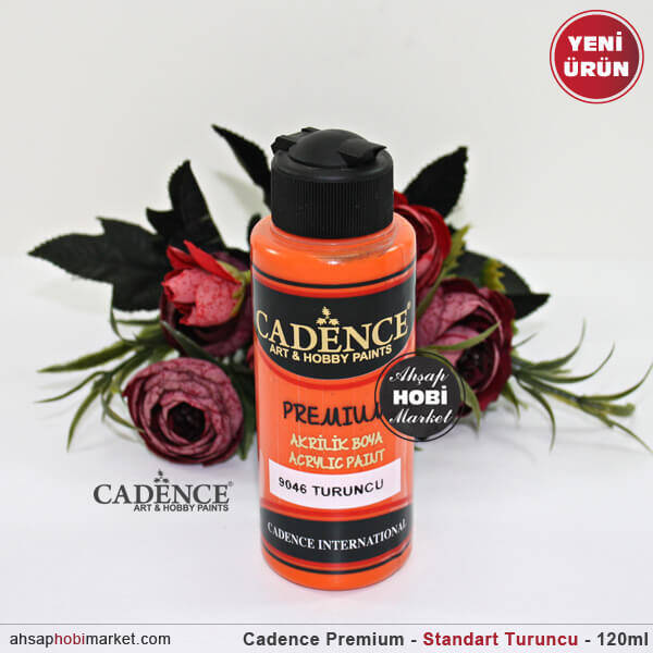 Cadence Premium 9046 Turuncu Akrilik Boya 120 ml - 1