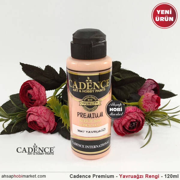 Cadence Premium 9047 Yavruağzı Rengi Akrilik Boya 120 ml - 1