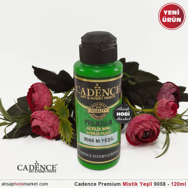 Cadence Premium 9058 Mistik Yeşil Akrilik Boya 120 ml - 1