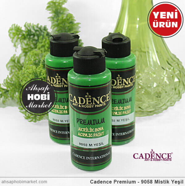 Cadence Premium 9058 Mistik Yeşil Akrilik Boya 120 ml - 2